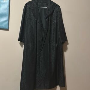 Vintage Black long International Ladies Garment Workers Union 1955-1963 size 20